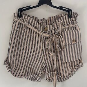 Free People Navy stripe shorts - S